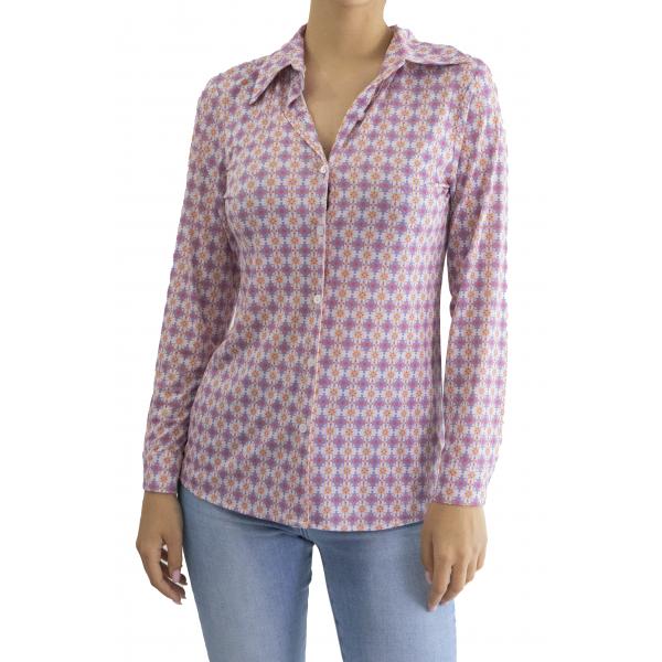 Camicia fantasia in viscosa  "Fanny"